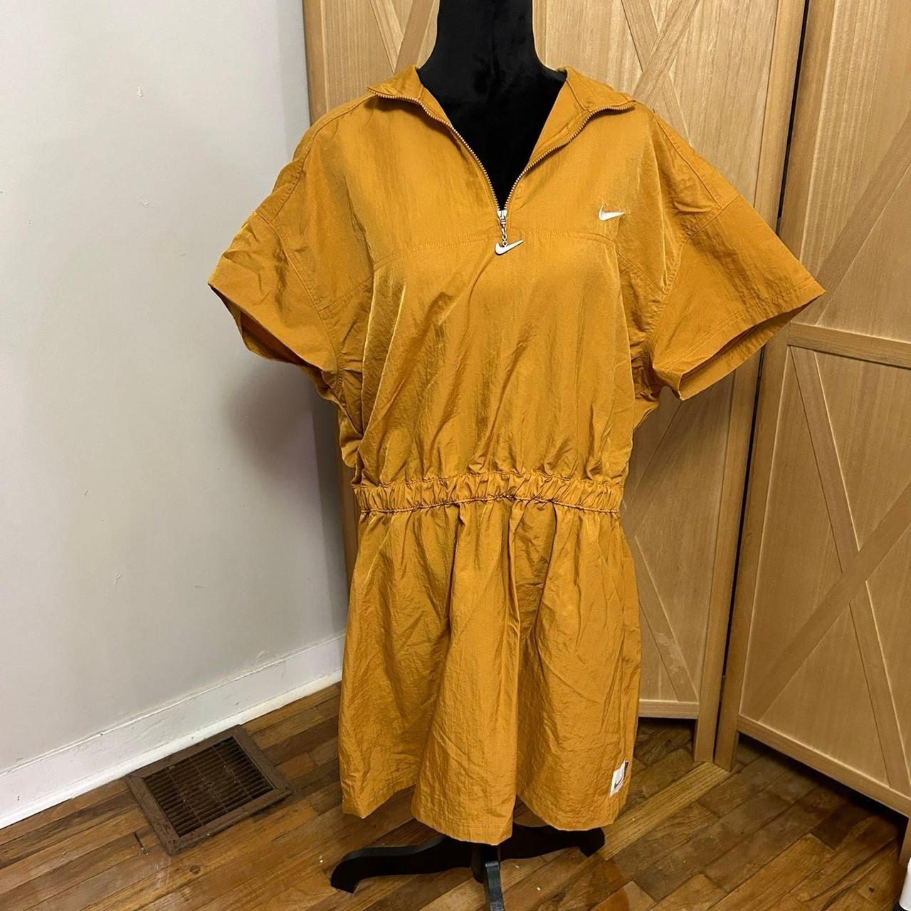 womens yellow nike dress