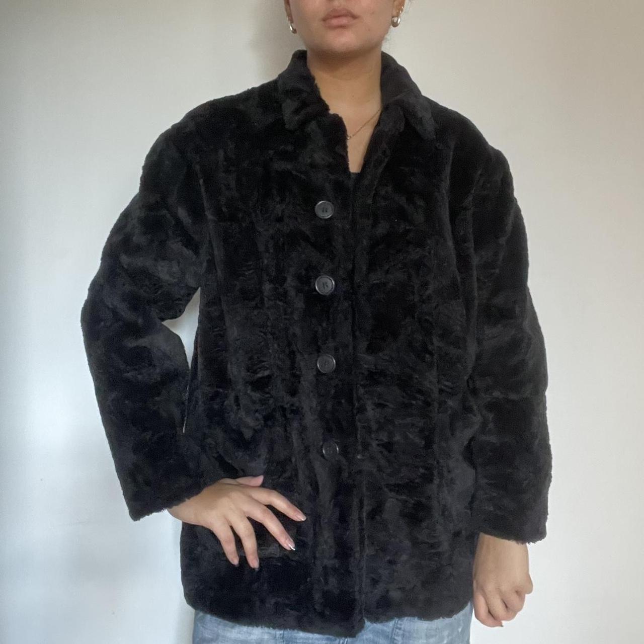 Karen kane faux fur on sale jacket