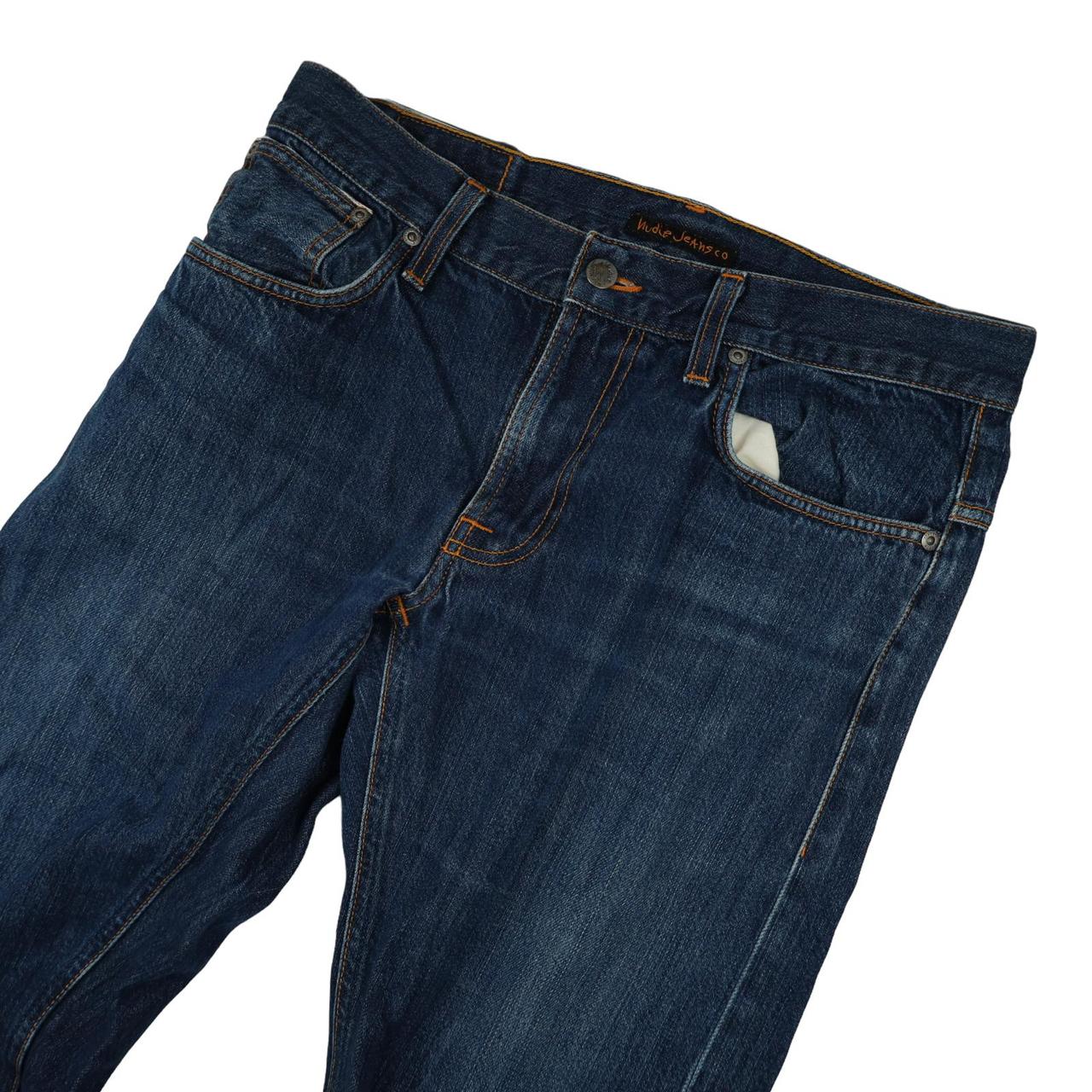 Nudie Jeans Thin Finn Selvedge denim jeans. Slim... - Depop