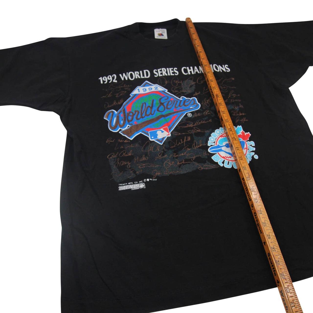 Vintage Blue Jays 1992 1993 Championship Shirt Mens - Depop