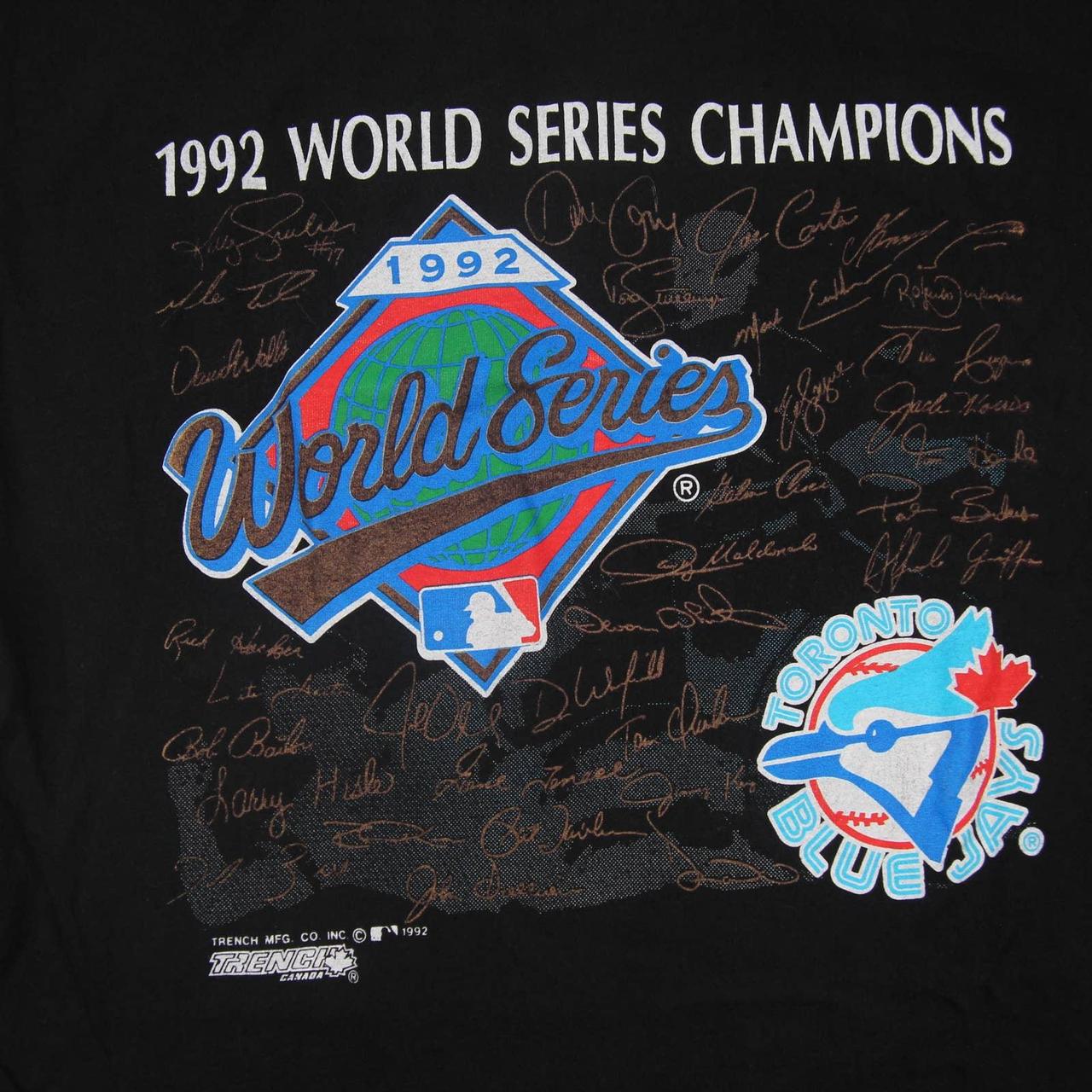 Vintage 1992 Toronto Blue Jays World Series Champs - Depop