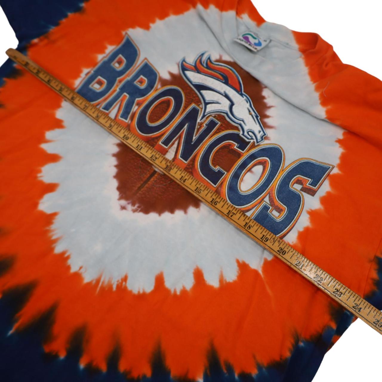 Vintage Liquid Blue Denver Broncos Tie Dye Graphic T Shirt - XL – Jak of  all Vintage