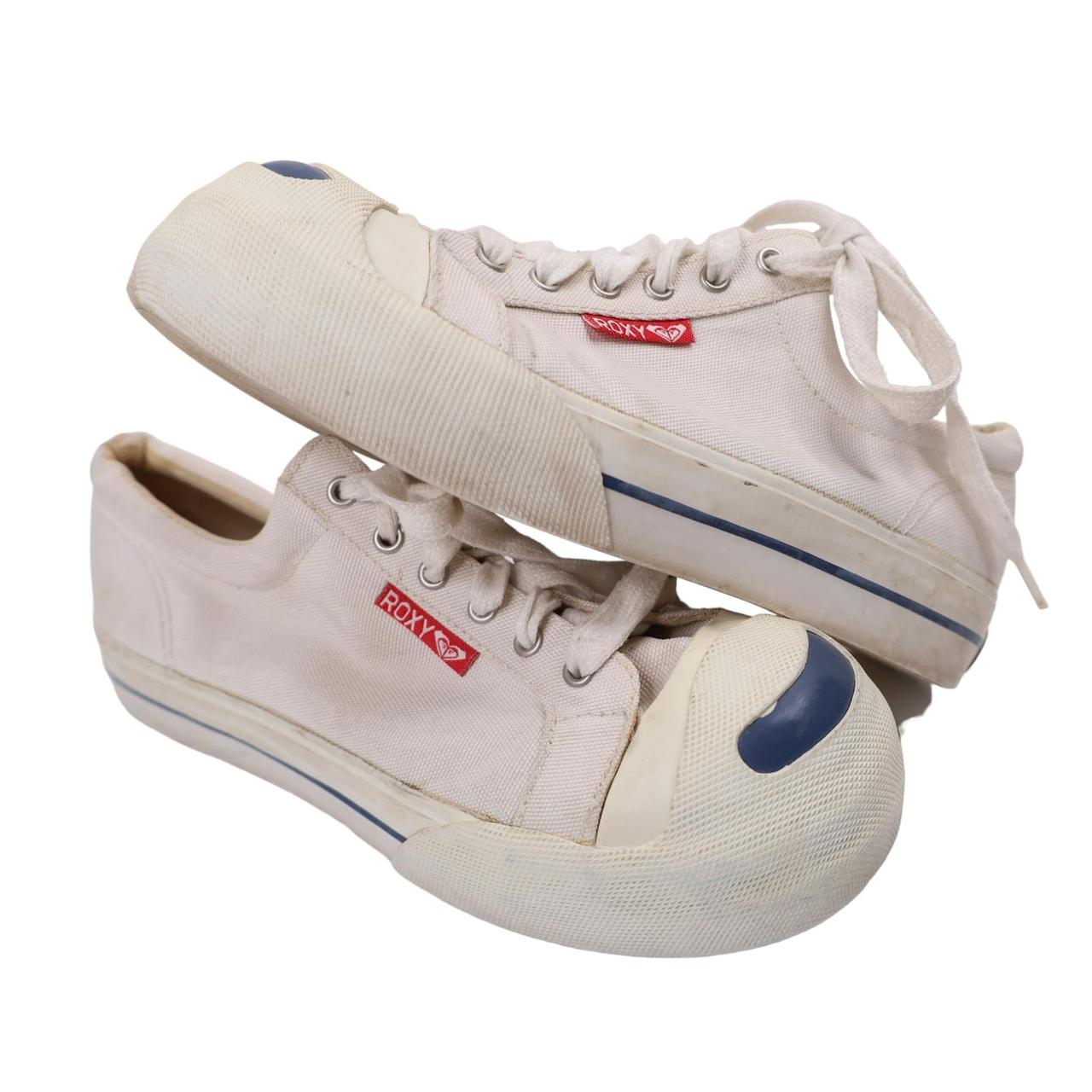 Roxy white outlet canvas shoes