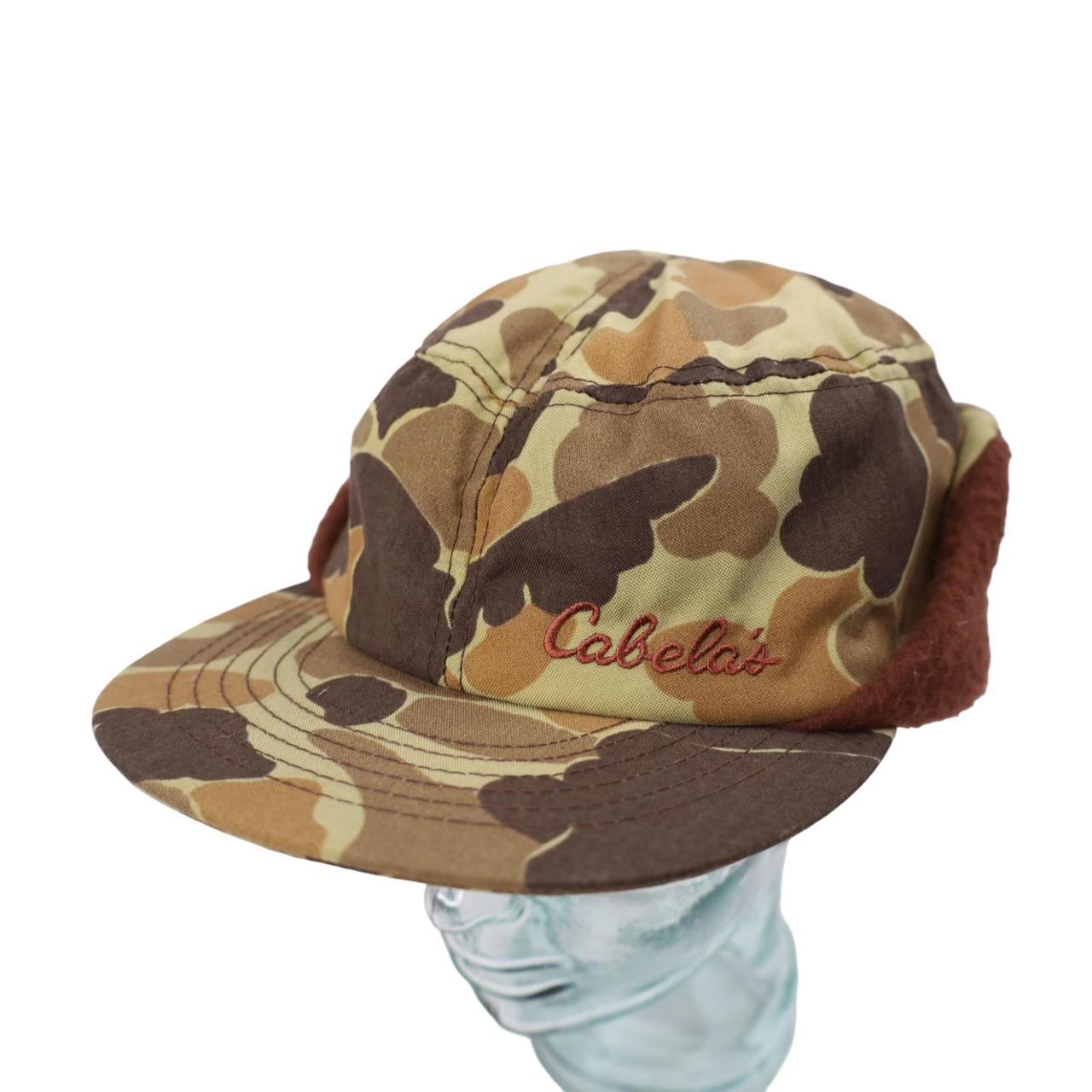 Vintage Cabela's Duck Camo Trapper Hat. In beautiful - Depop