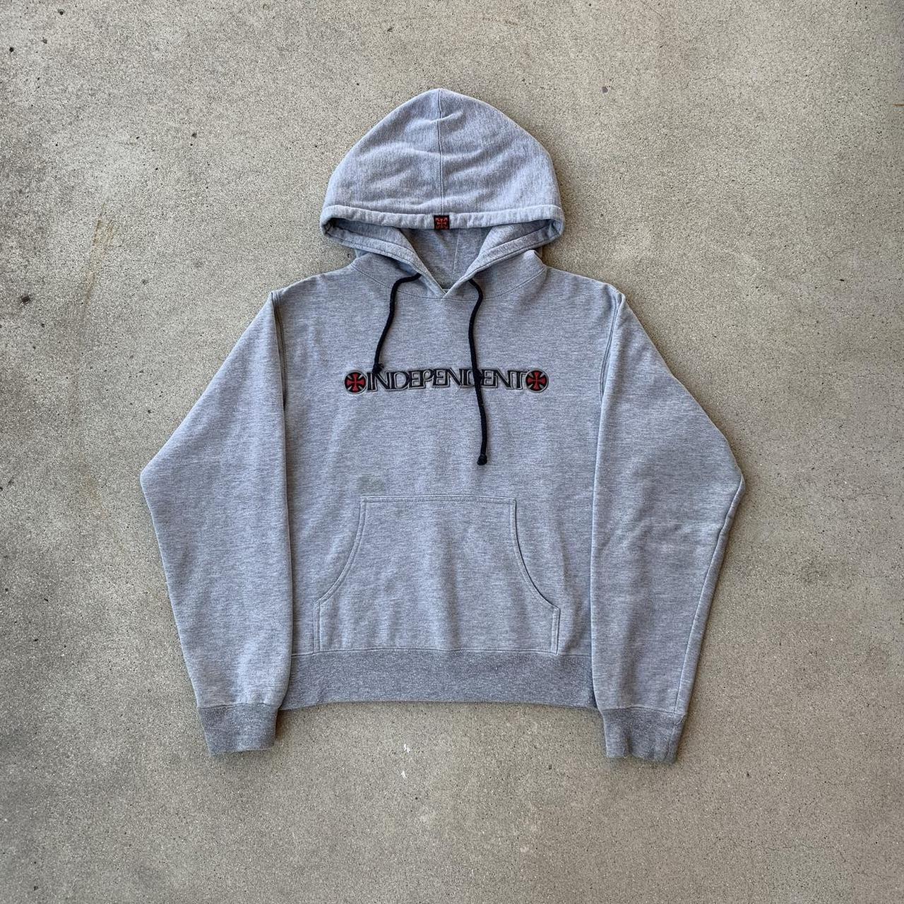 Independent Men's Grey Hoodie | Depop