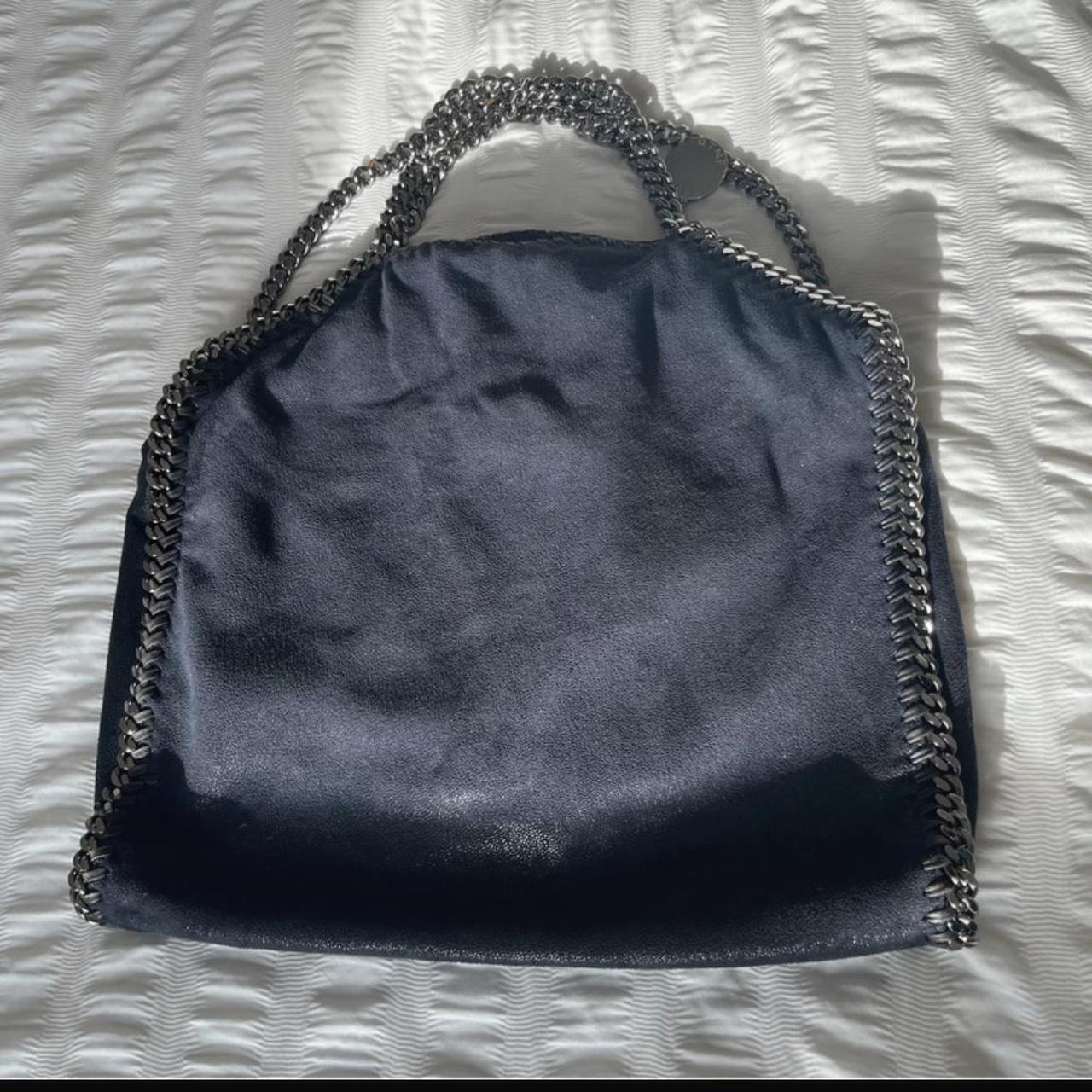 Stella mccartney fold over tote clearance black