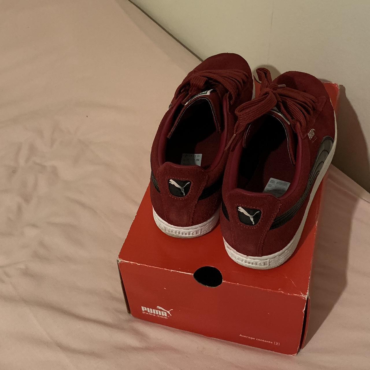 puma suede classic maroon