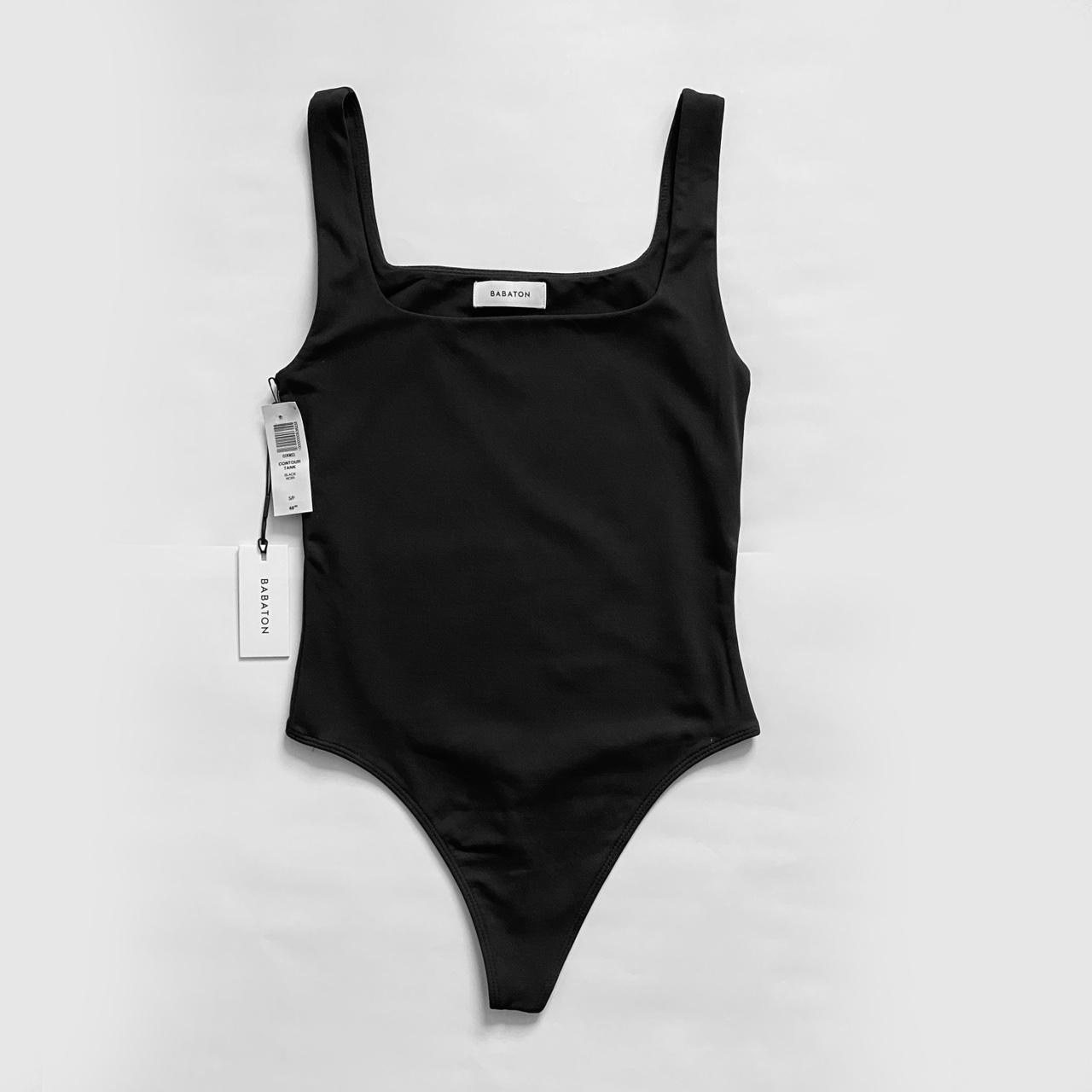 Aritzia Women's Black Bodysuit Depop