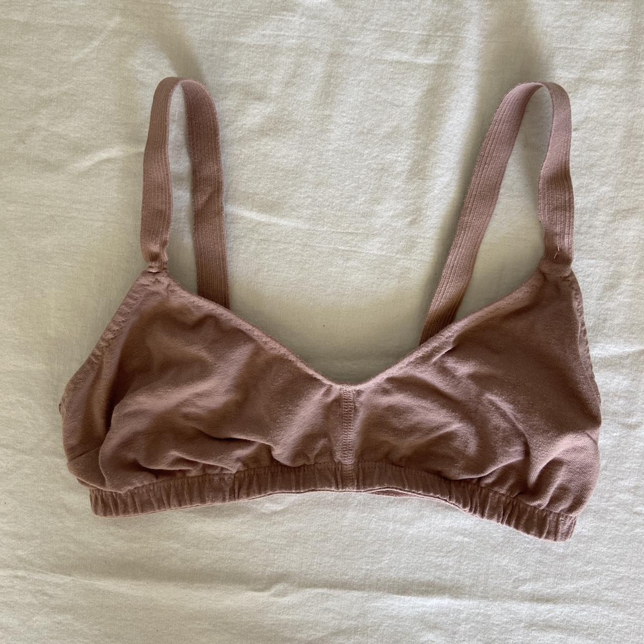 Pansy Women's Pink and Brown Bra