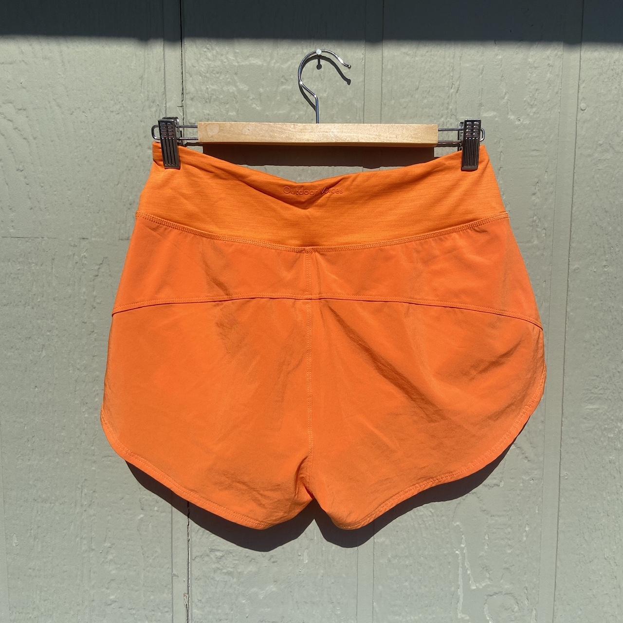 Outdoor voices hudson RARE bright orange shorts size... - Depop