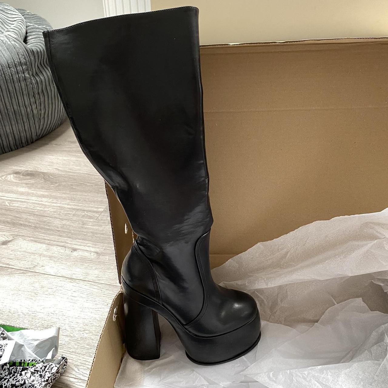 ASOS design captivate extreme platform knee boots,... - Depop