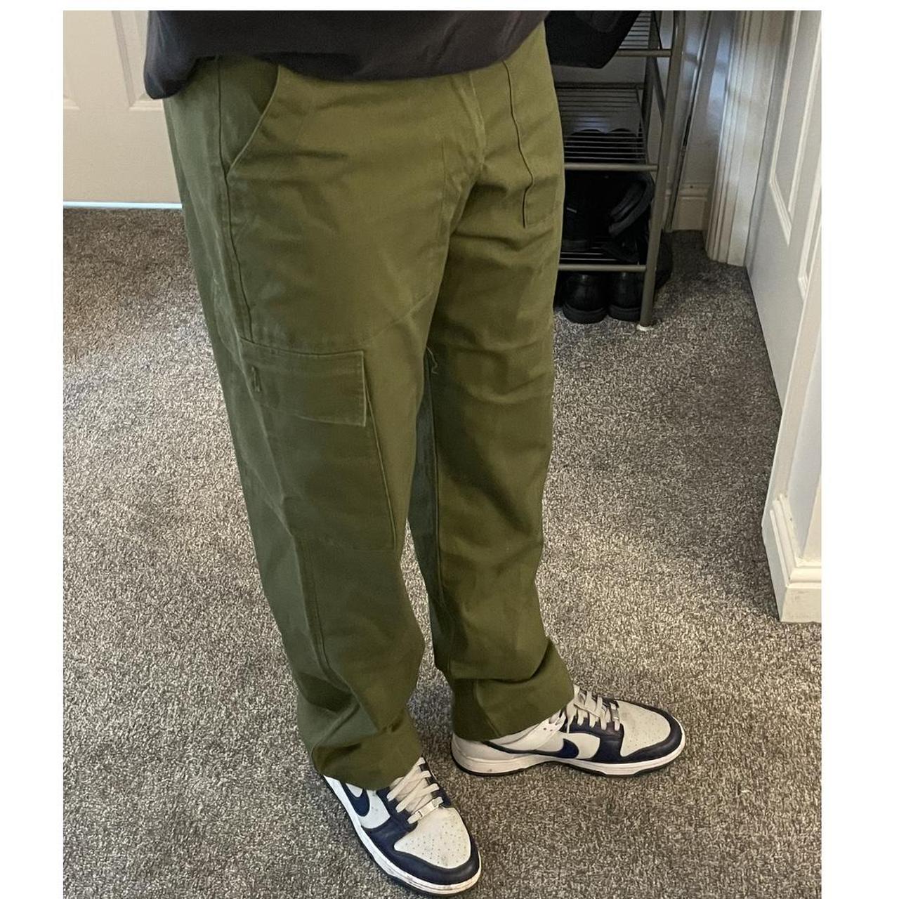 Men's Green And Khaki Trousers 