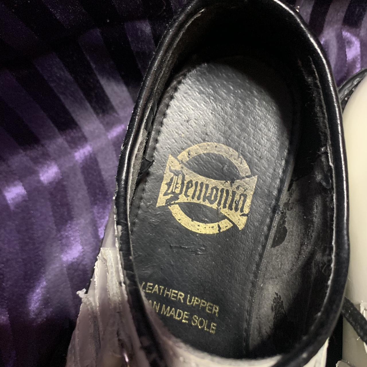 demonia shoes white