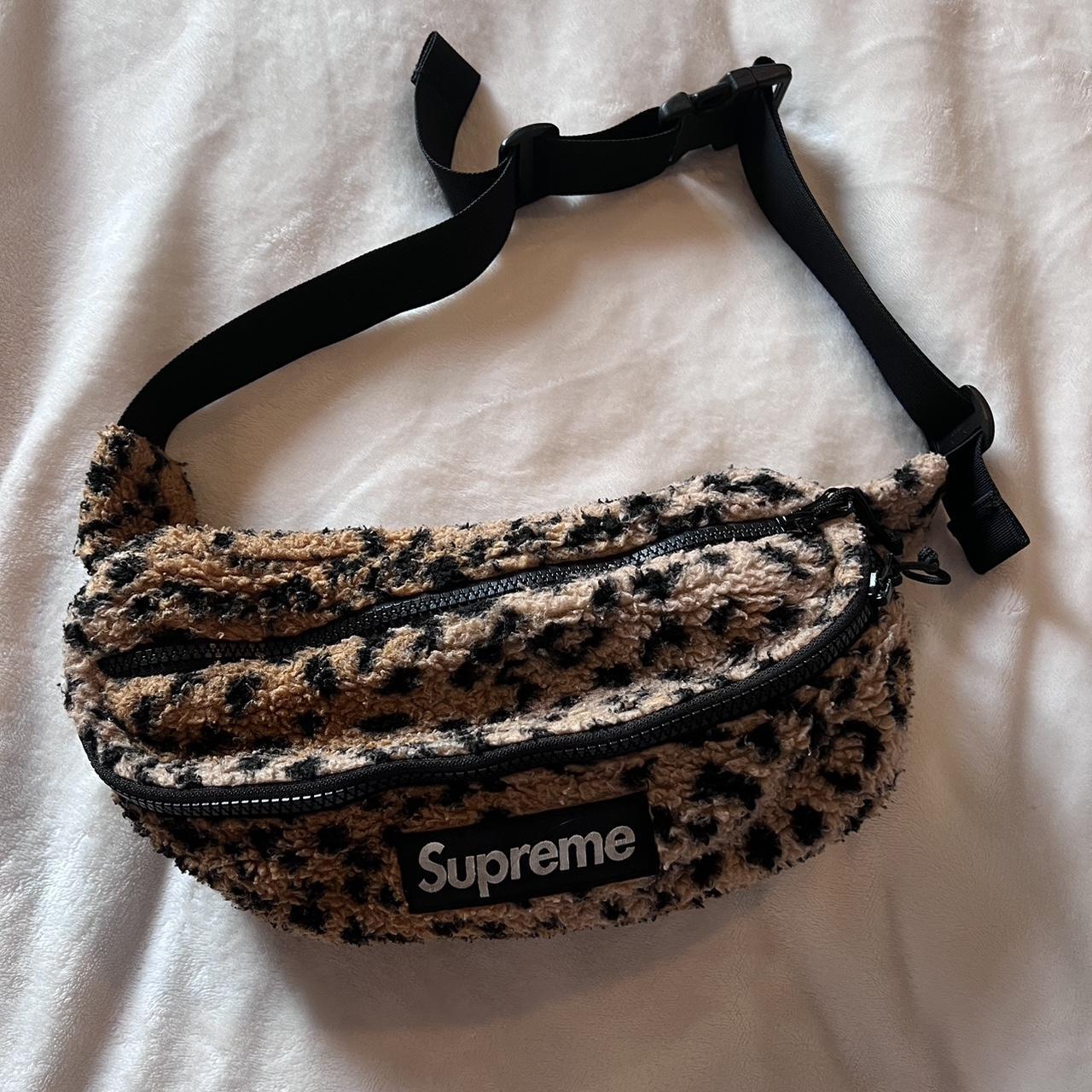 Supreme Leopard Fanny Pack, great condition.