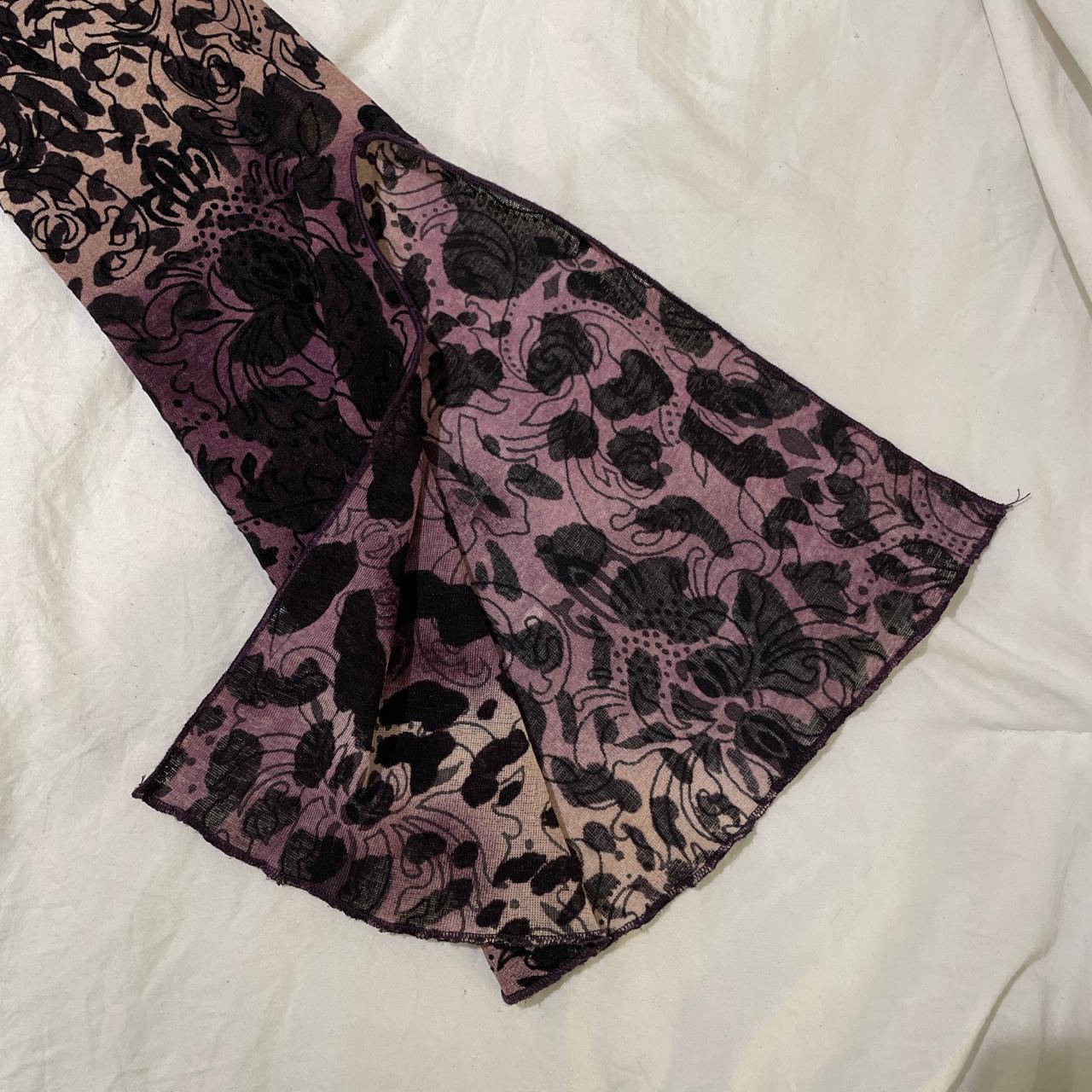 Charlotte Russe Women's Purple and Black Blouse (2)