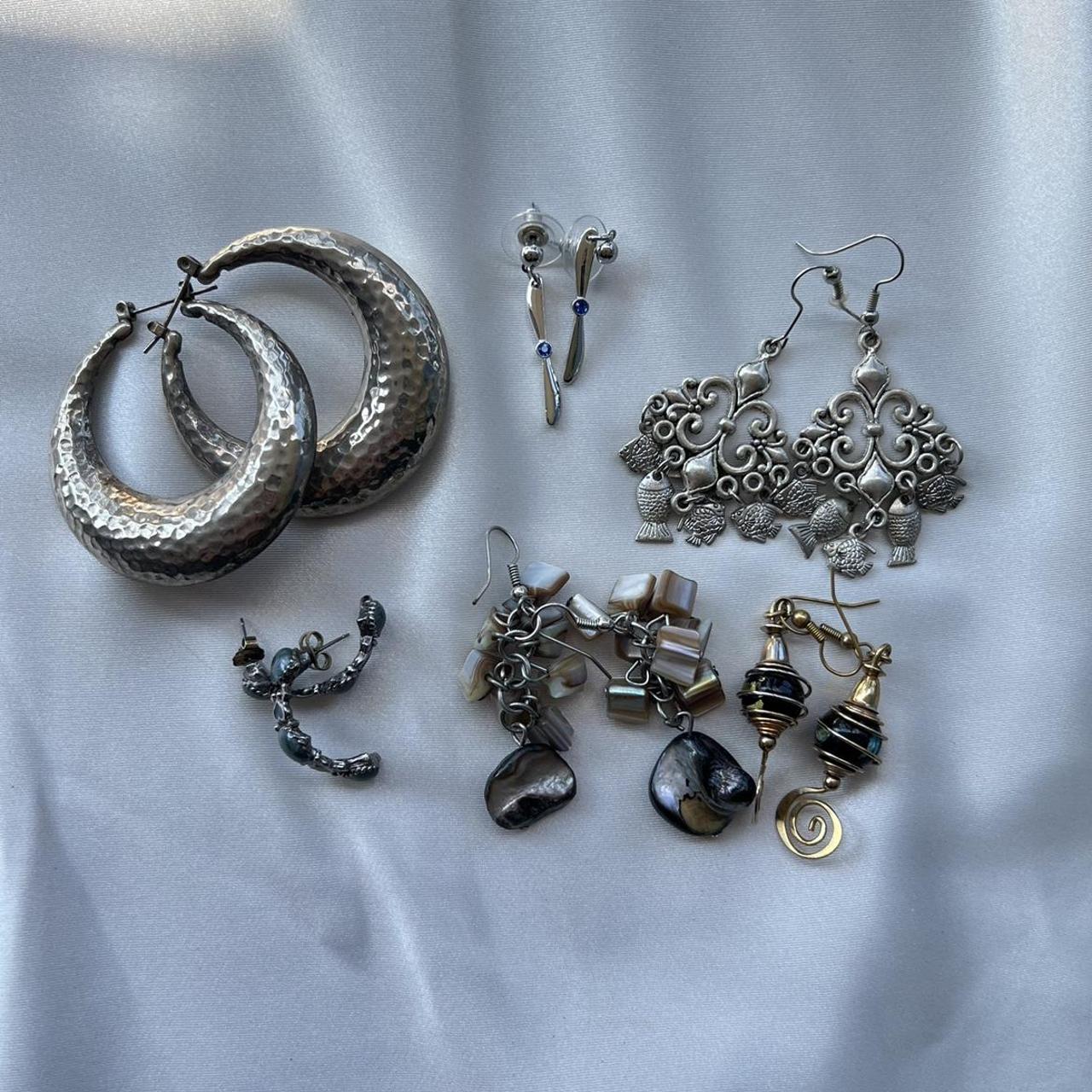 💎Bag of vintage jewelry💎 Assorted vintage earrings... - Depop