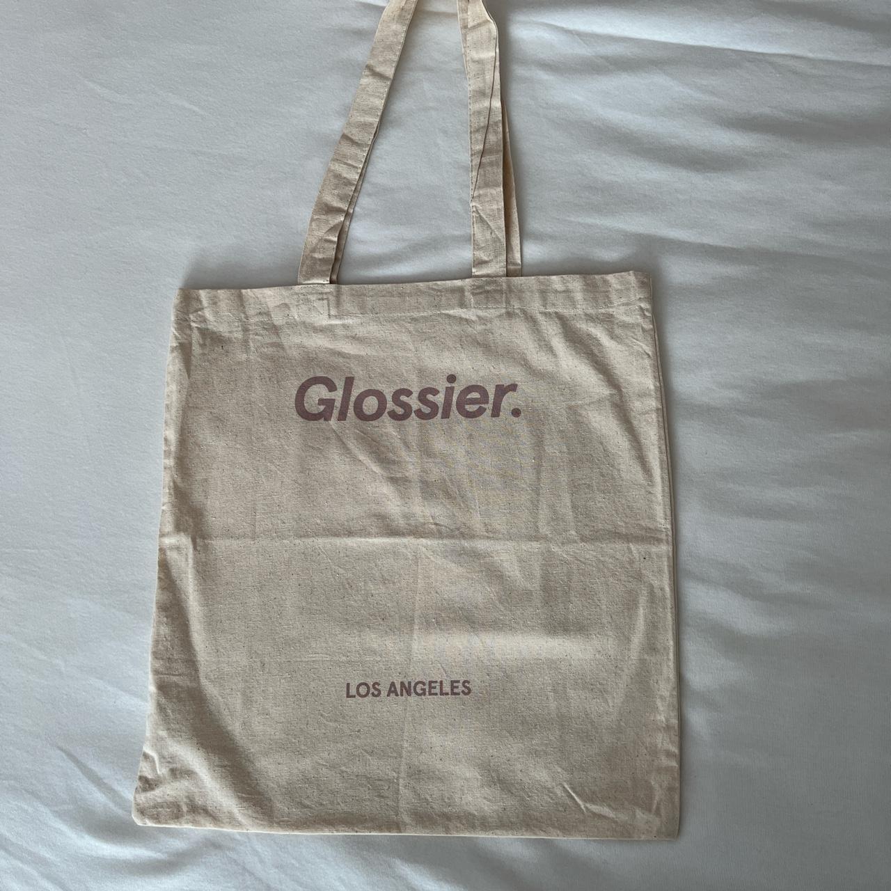 glossier tote bag great condition not too... Depop