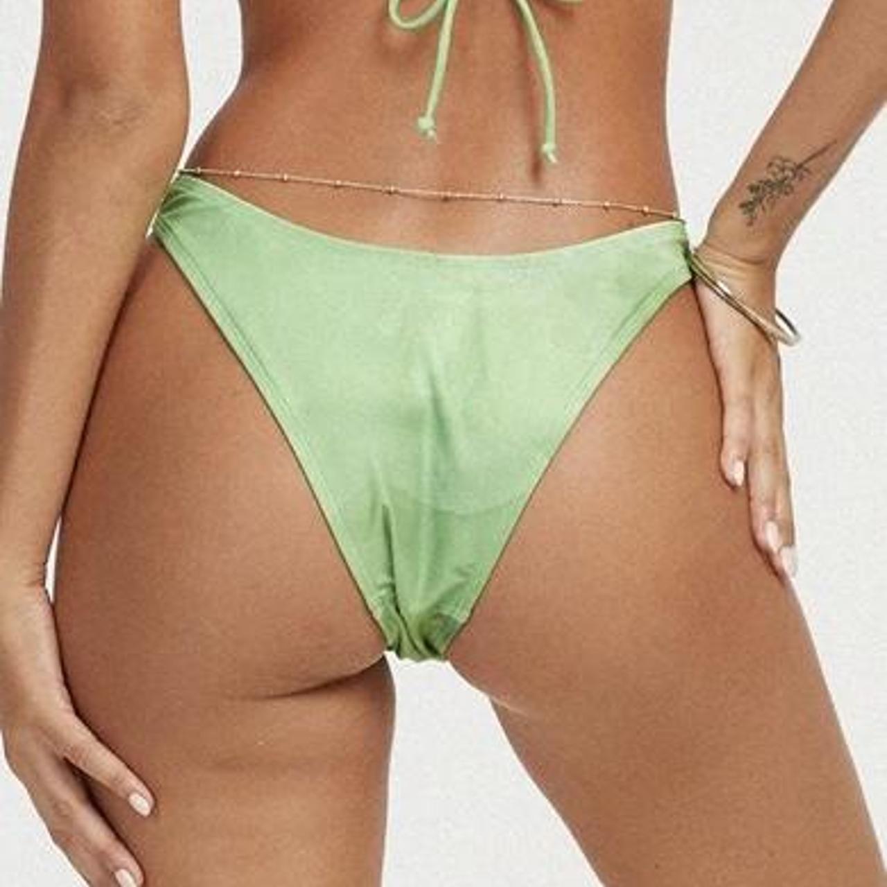 Frankies Bikinis Women's Green Bikinisandtankinisets Depop