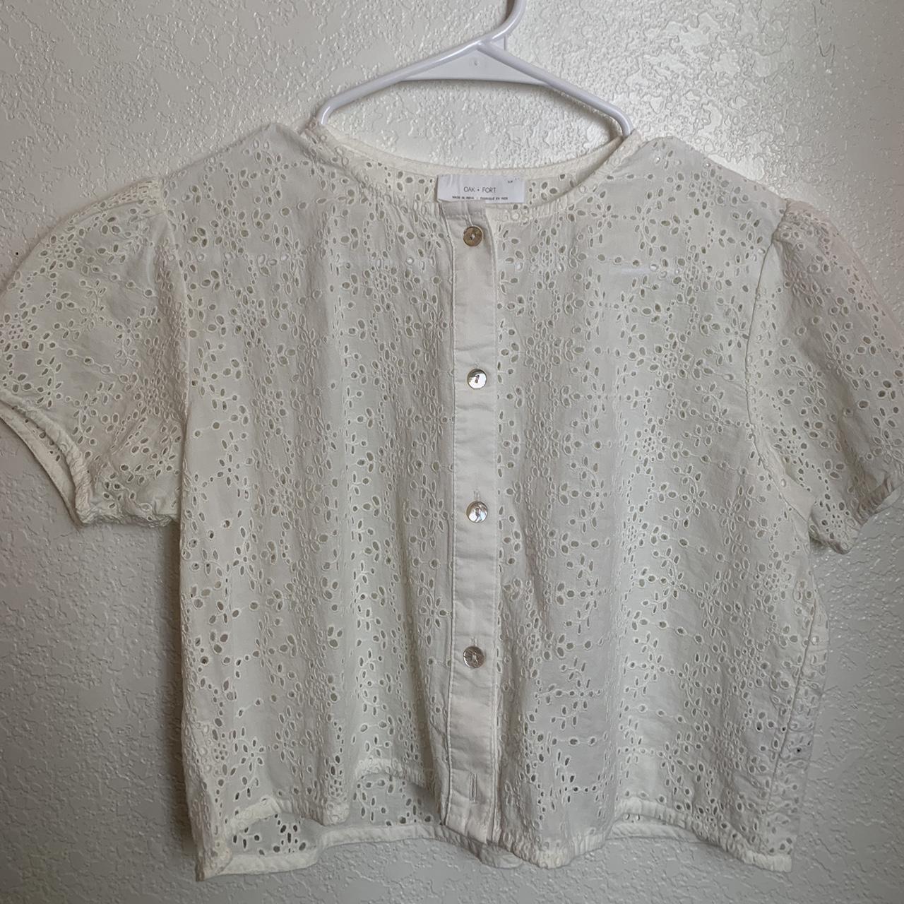 Oak + Fort see through top. Button on the bottom is... - Depop