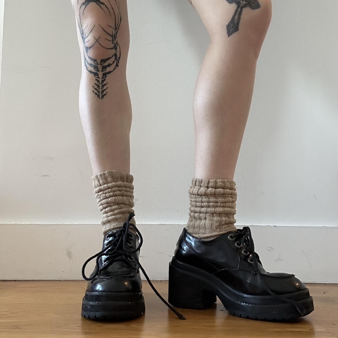 UNIF Penny Shoes platform oxfords 90's... Depop