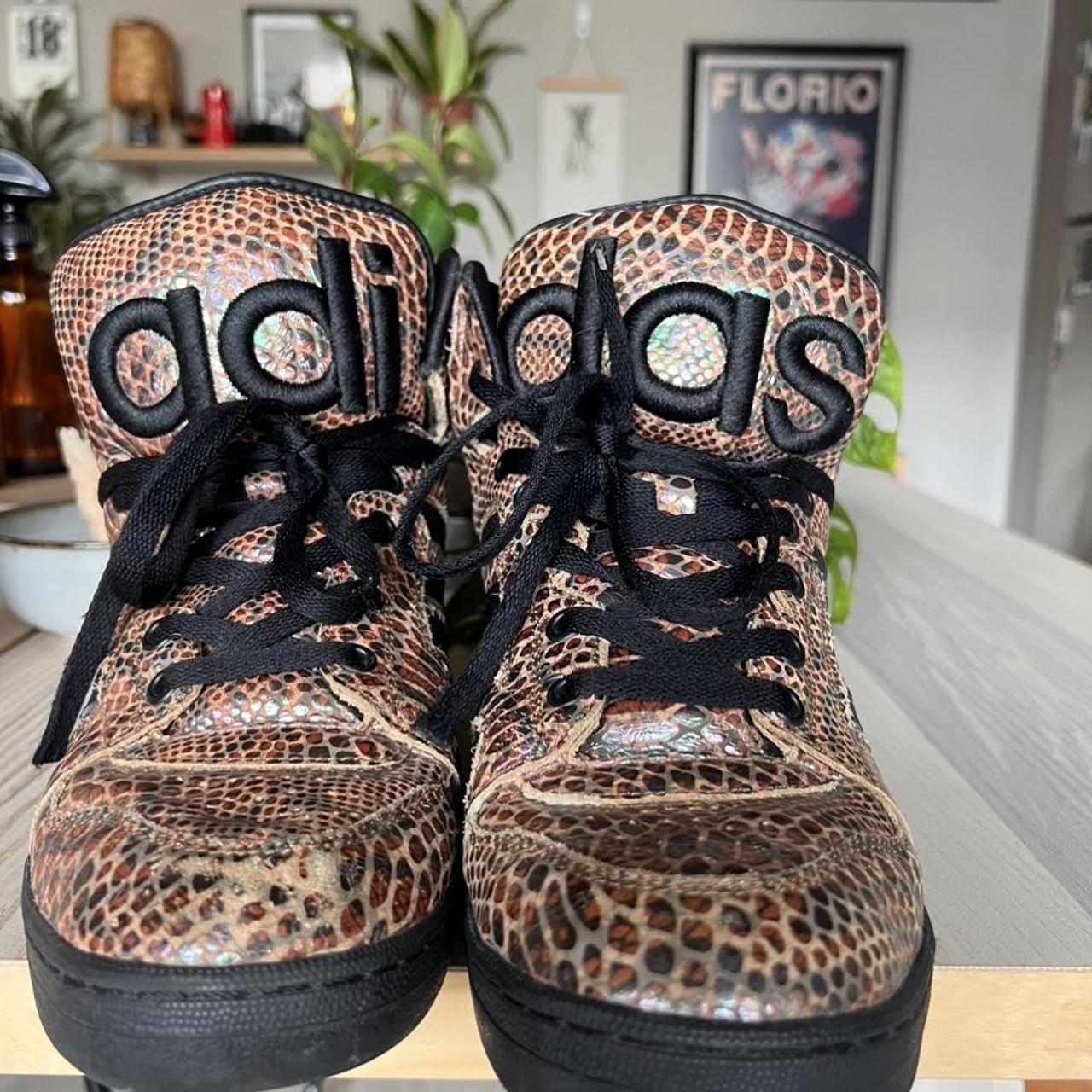 Adidas x Jeremy Scott circa 2012ish holographic | Depop