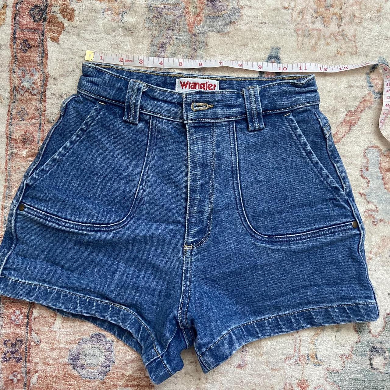 Urban outfitters x wrangler denim shorts (seen on a... - Depop