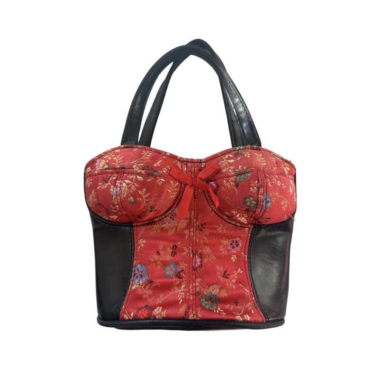 Ribbon Detail Corset Handbag