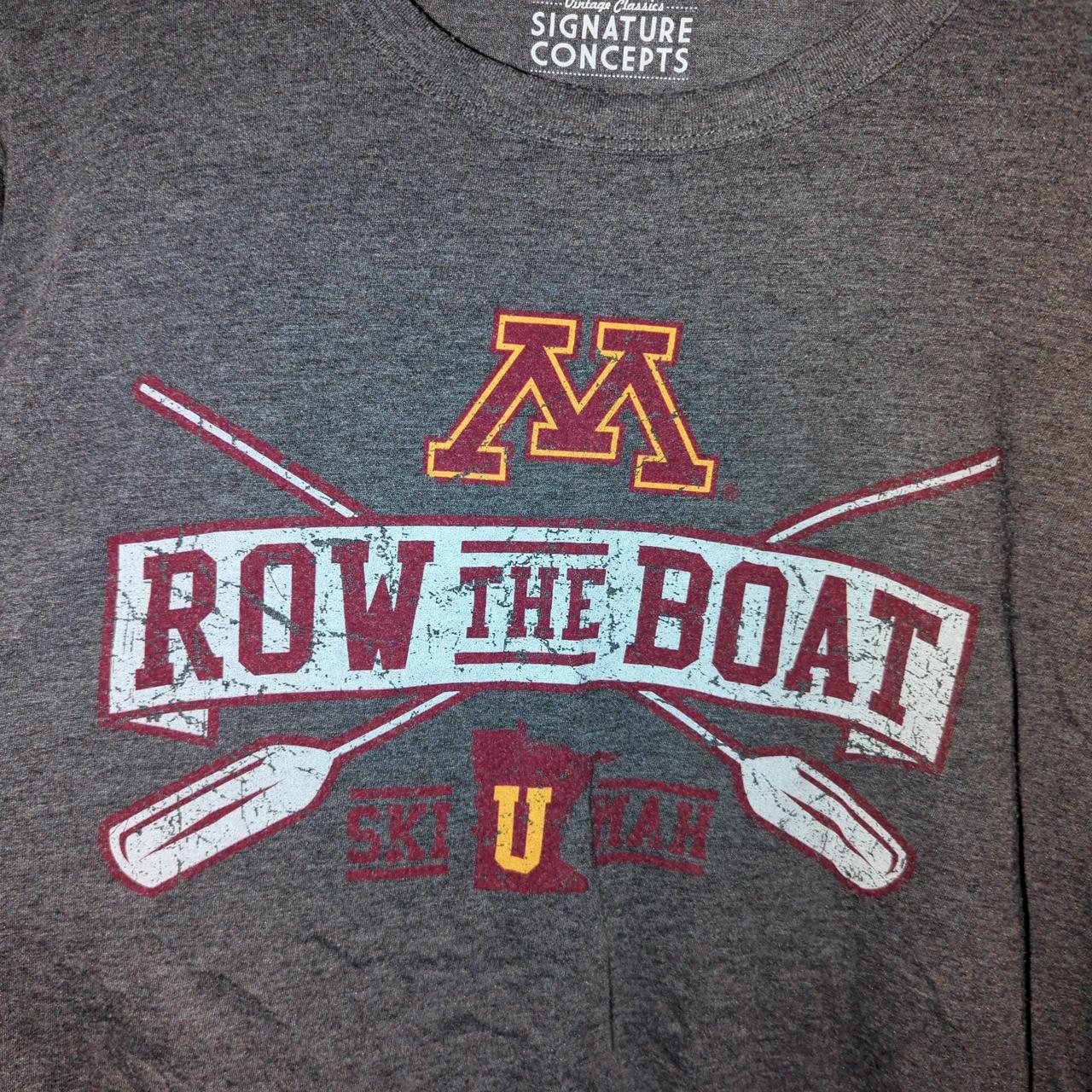 Minnesota Gophers Row The Boat Ski U Mah XL long