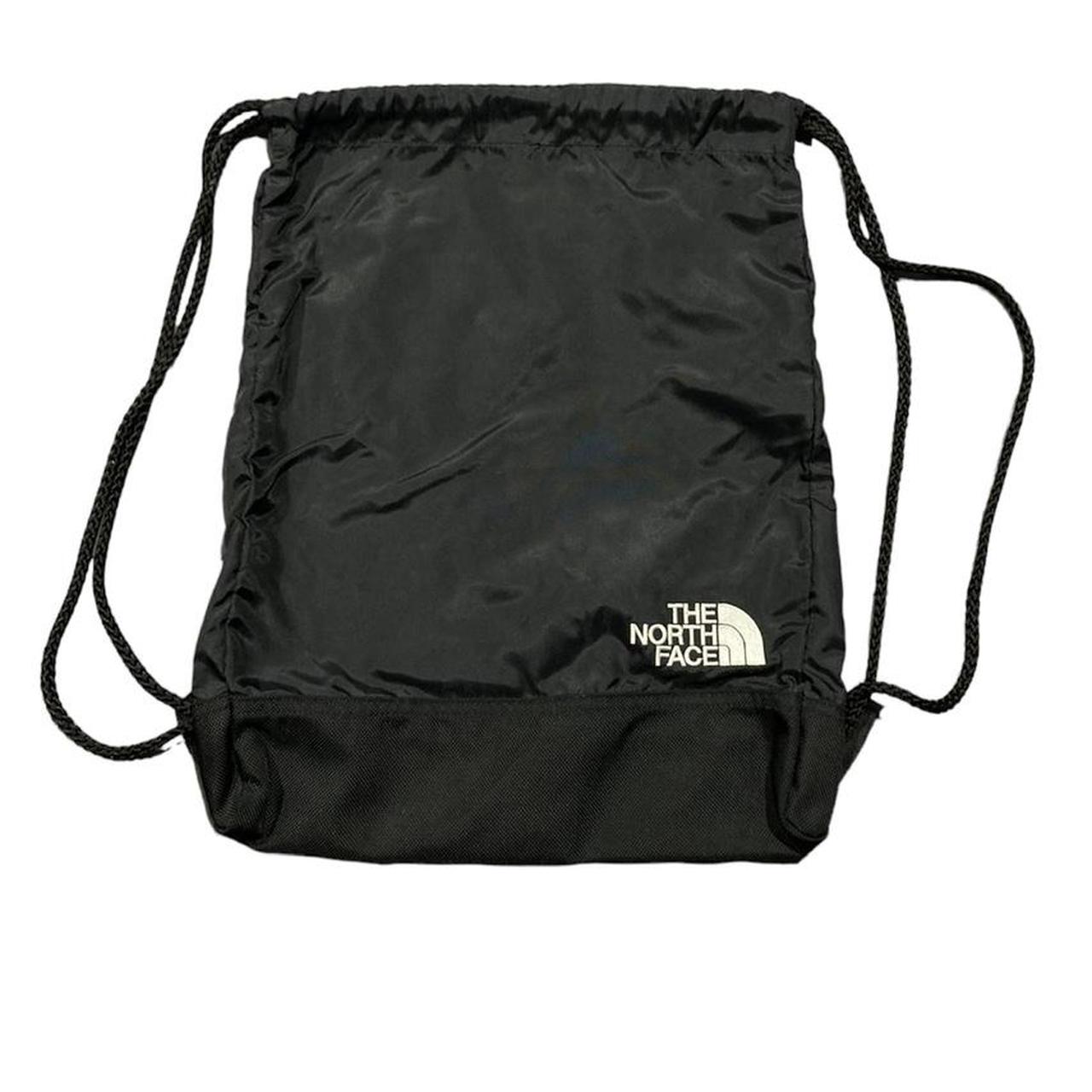 THE NORTH FACE drawstring backpack bag Black with... - Depop