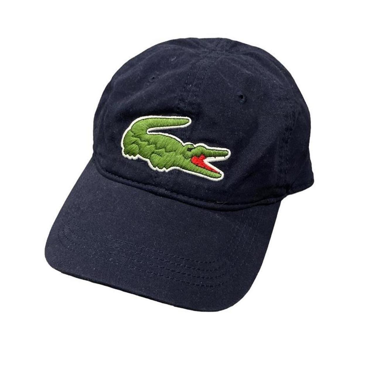 Lacoste big croc hat Navy strapback with classic big... - Depop