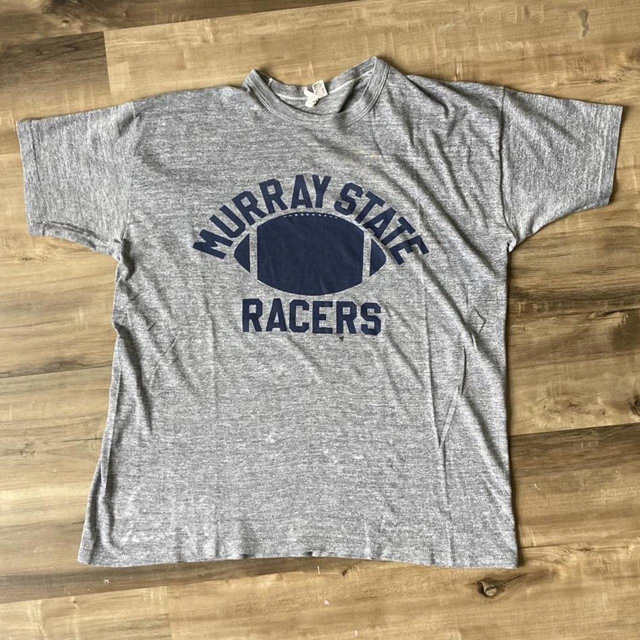 Vtg 70s “Murray State Racers” football tee, Russell...