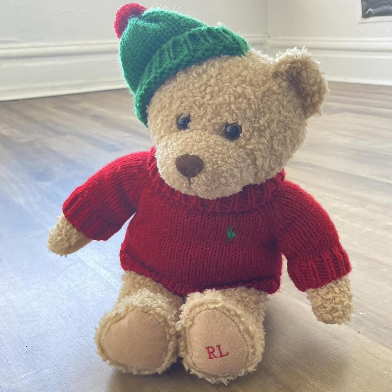 ralph lauren teddy bear plush