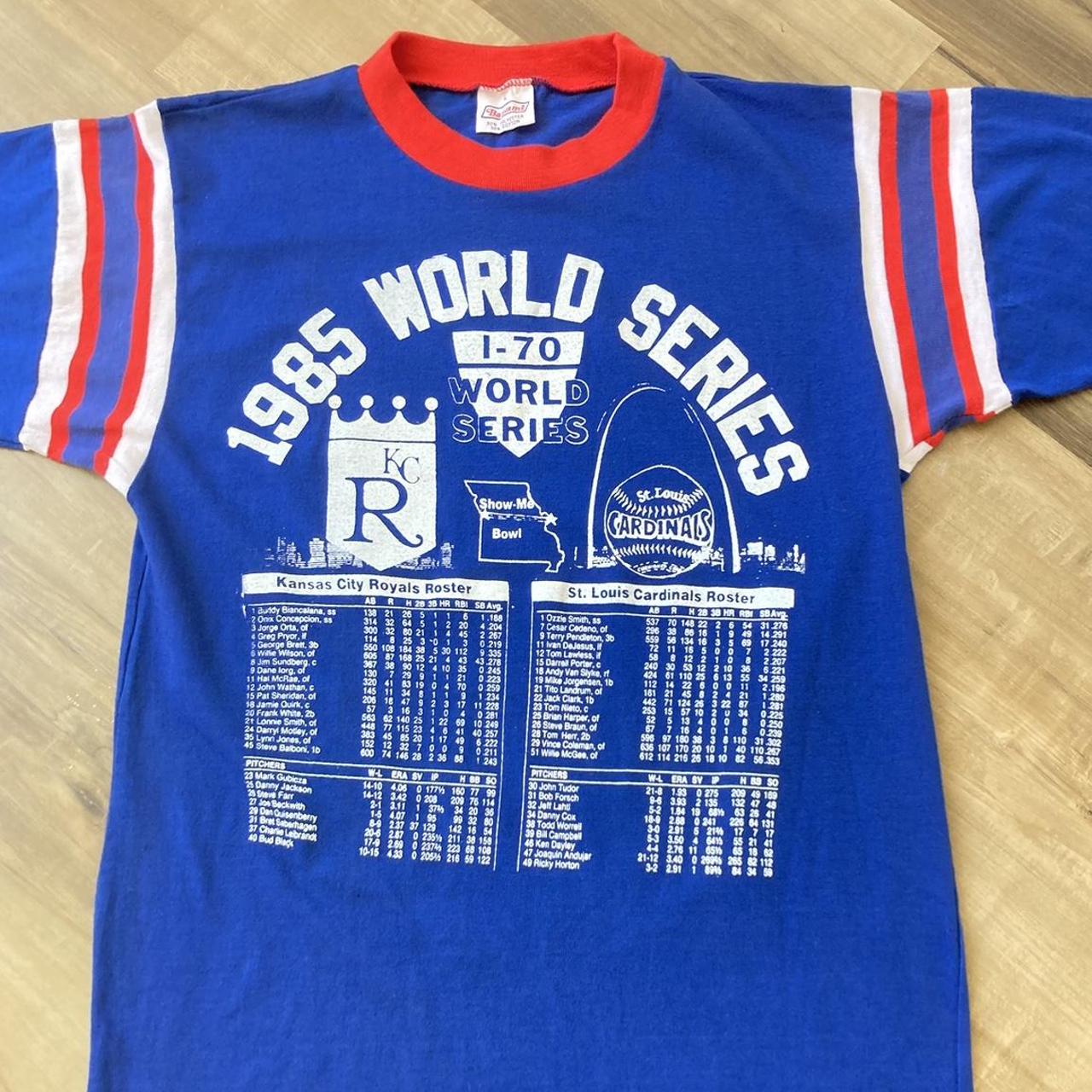 Vintage 1985 KC Royals World Champions Baseball Ringer shirt, hoodie,  sweater, long sleeve and tank top