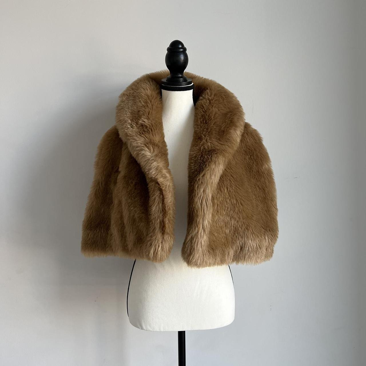 Banana republic faux hot sale fur coat