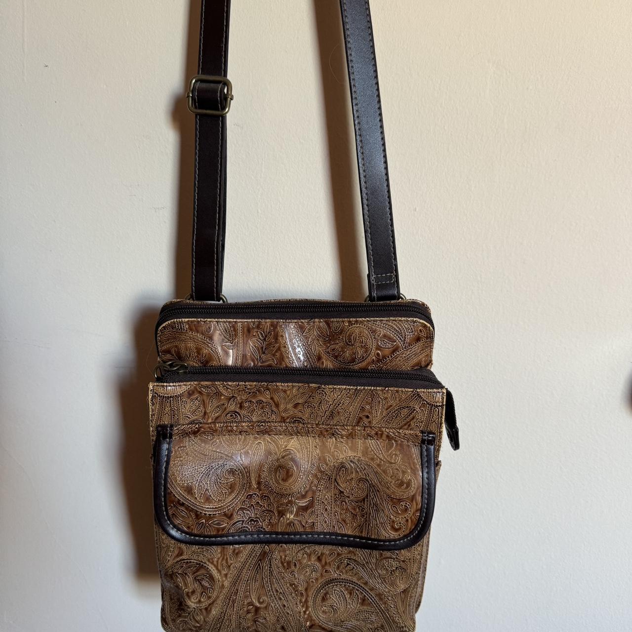 Medical Waste Relic Brand Collection Purse Brown Relic Leather