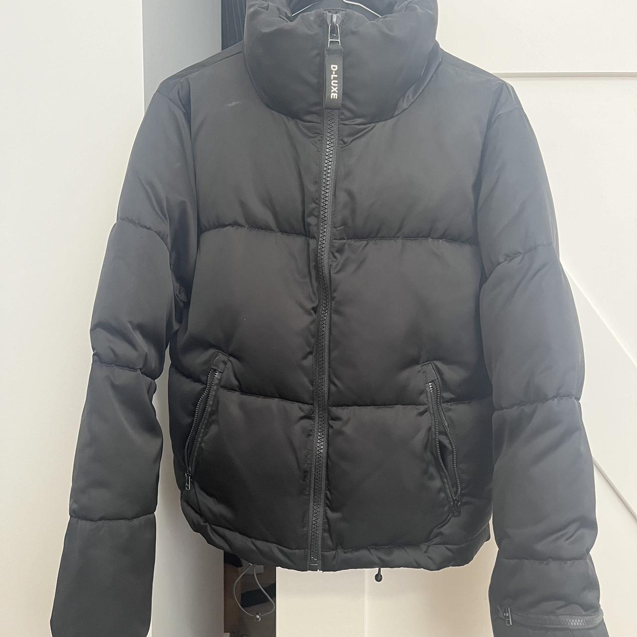 Black Decjuba D Luxe puffer jacket pufferjacket Depop