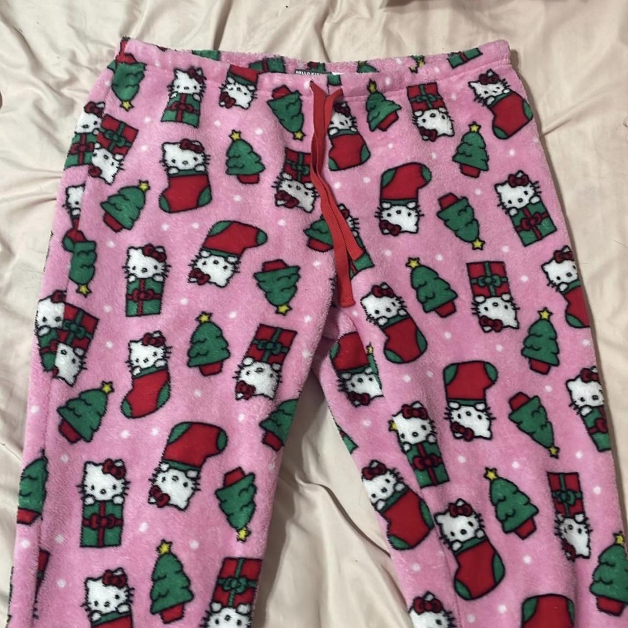 Hello kitty Christmas pajama pants. Super cute only... - Depop