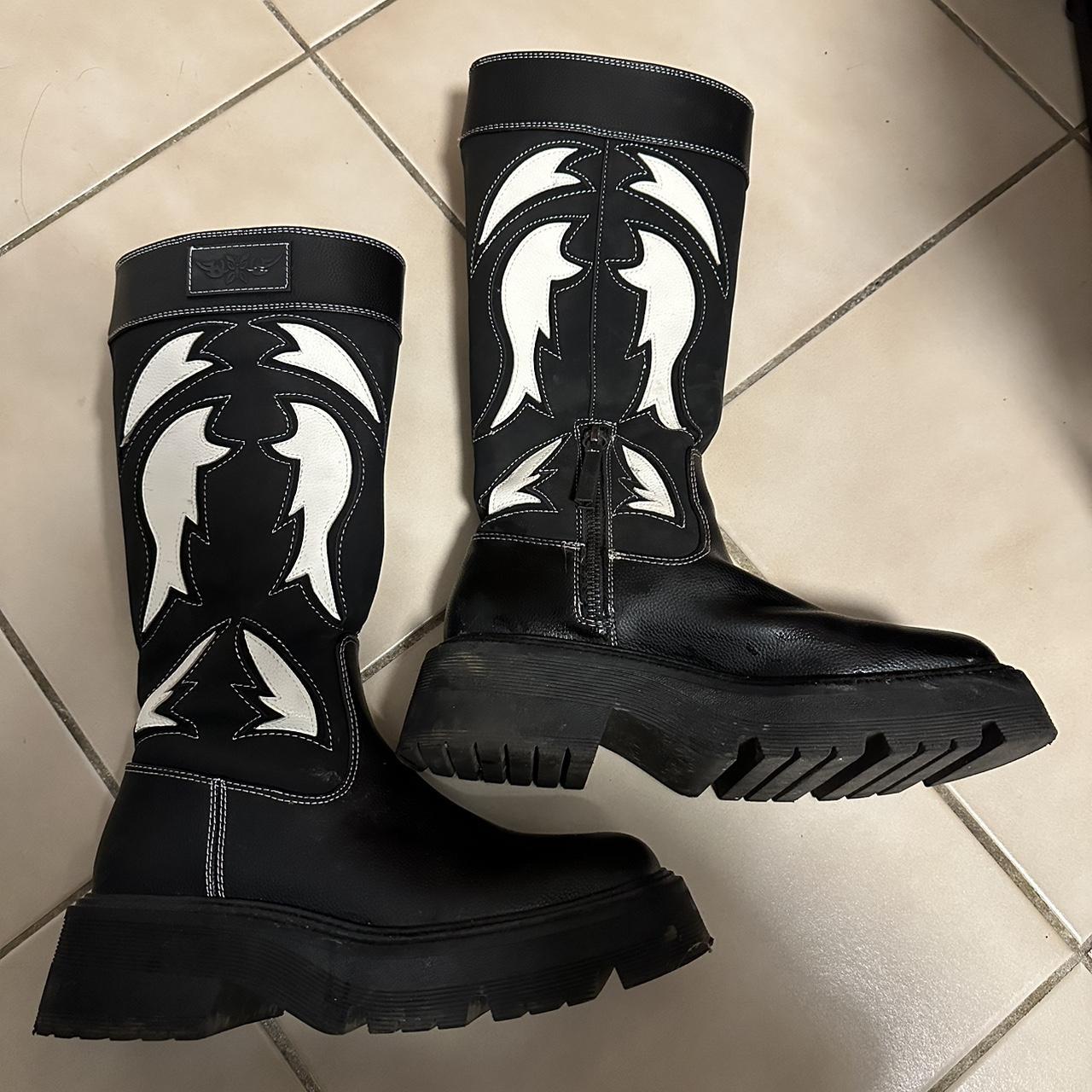 bershka cowboy boots