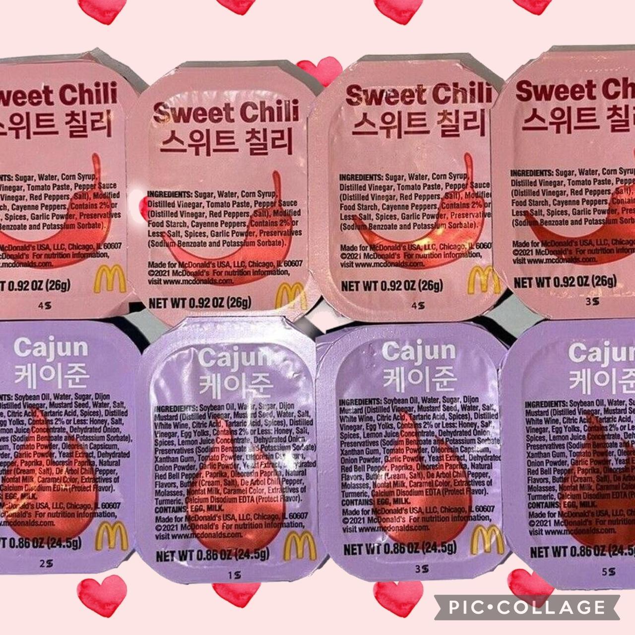 14 pcs BTS McDonalds sauces FREE SHIPPING Includes... Depop