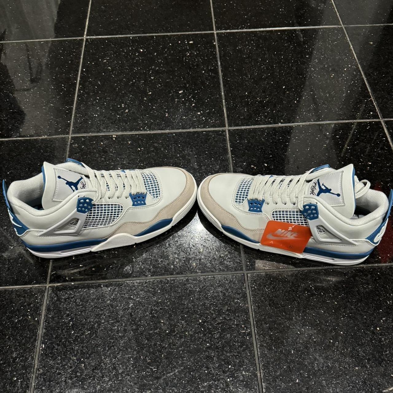 jordan 4 off white military blue