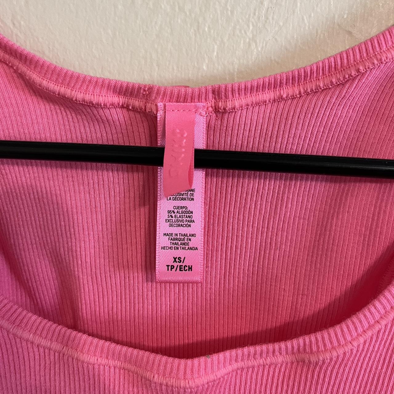 skims-sugar-pink-cotton-rib-tank-size-xs-washed-depop