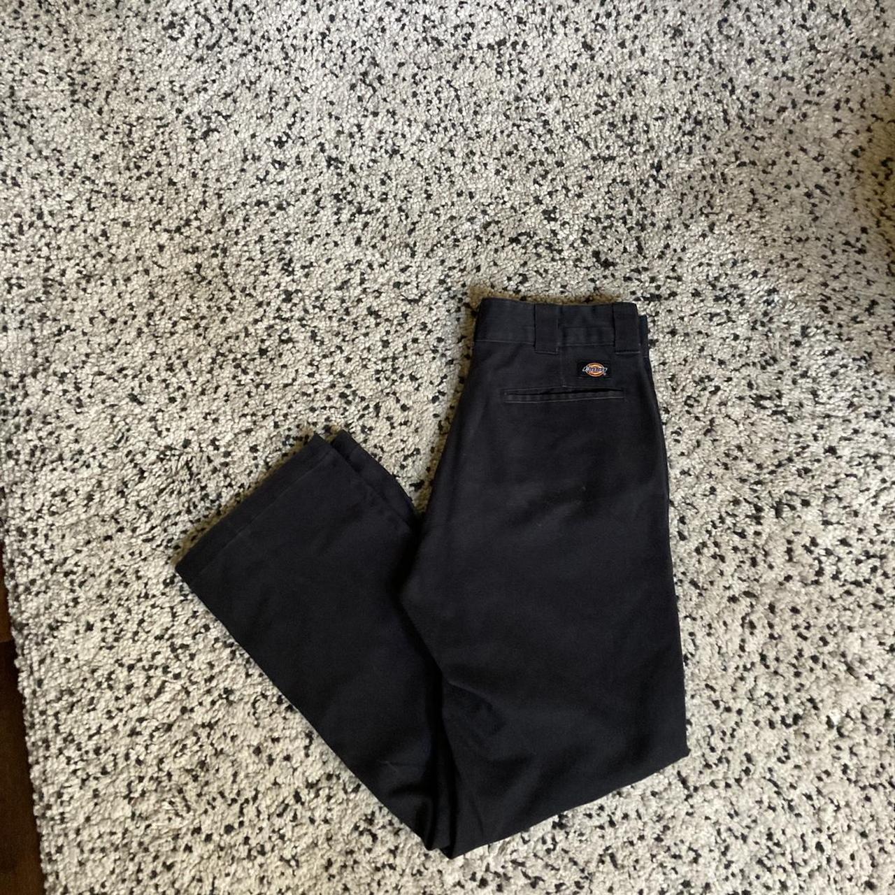 Black Paint Splatter Dickies Classic 874 Straight Depop   P0 