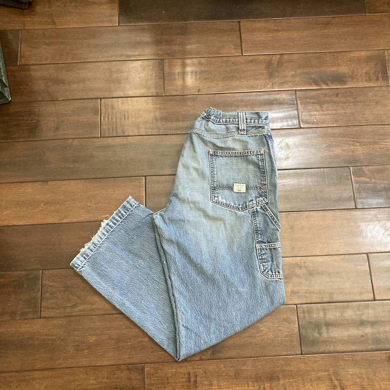 Demin Carpenter Pant From Levi S Mid Light Wash Depop   P0 