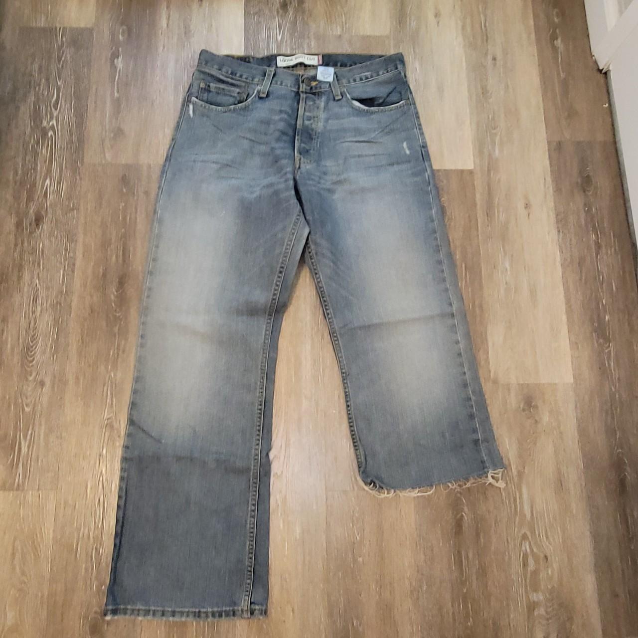 Sample Levis 567 very unique pair of levis from a... - Depop