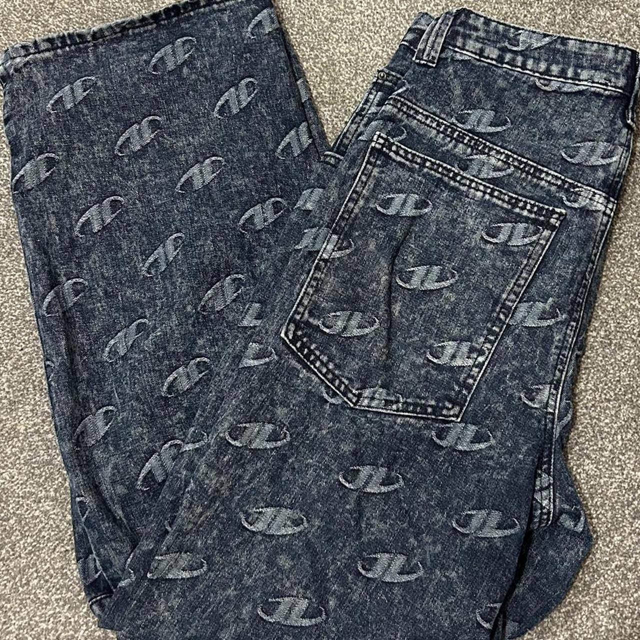 関税込【Jaded London】MONOGRAM Baggy pants Shop Monogram Baggy Jeans | Jaded London | Clothing