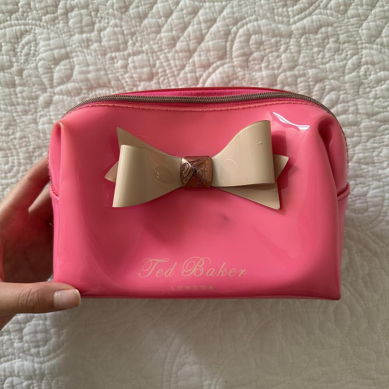 Adorable Pink Ted Baker Makeup Bag. Mini size. In... - Depop