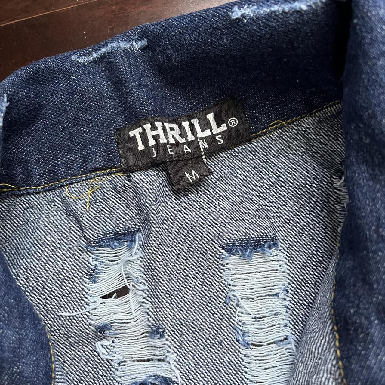 Completely destroyed punky denim jacket, this jacket... - Depop