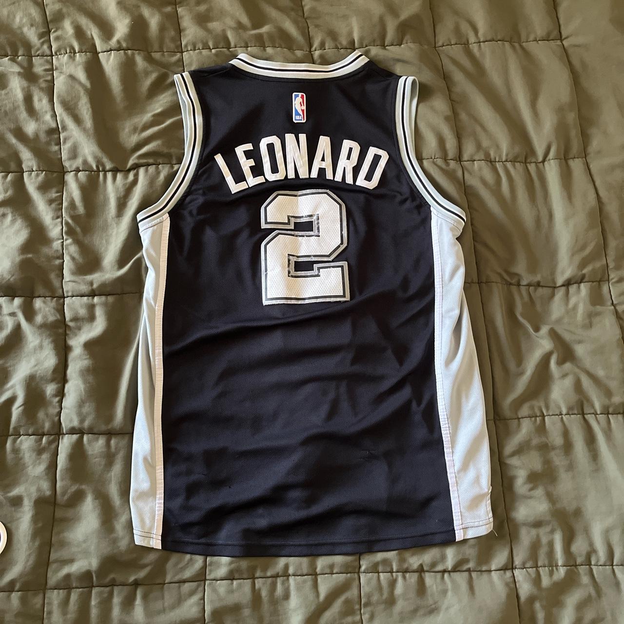 Kawhi Leonard Spurs Jersey with stitched NBA logo on - Depop