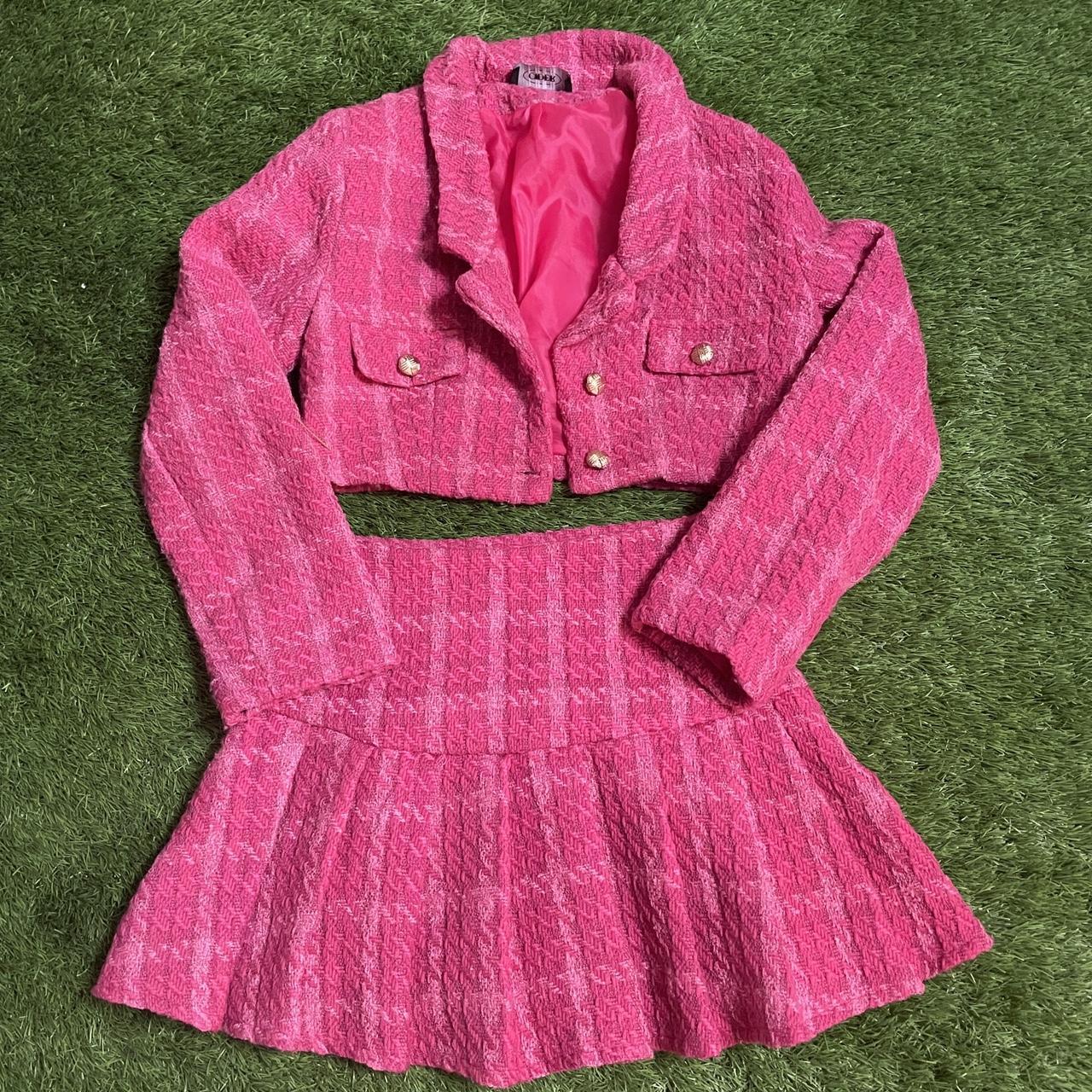 cider jacket and skirt set size small barely... Depop