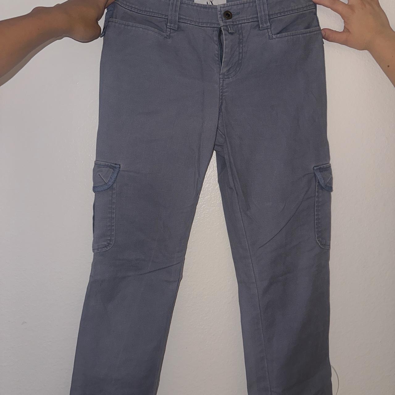 EMPORIO ARMANI: trousers for women - Blue | Emporio Armani trousers  H3NP30C2300 online at GIGLIO.COM
